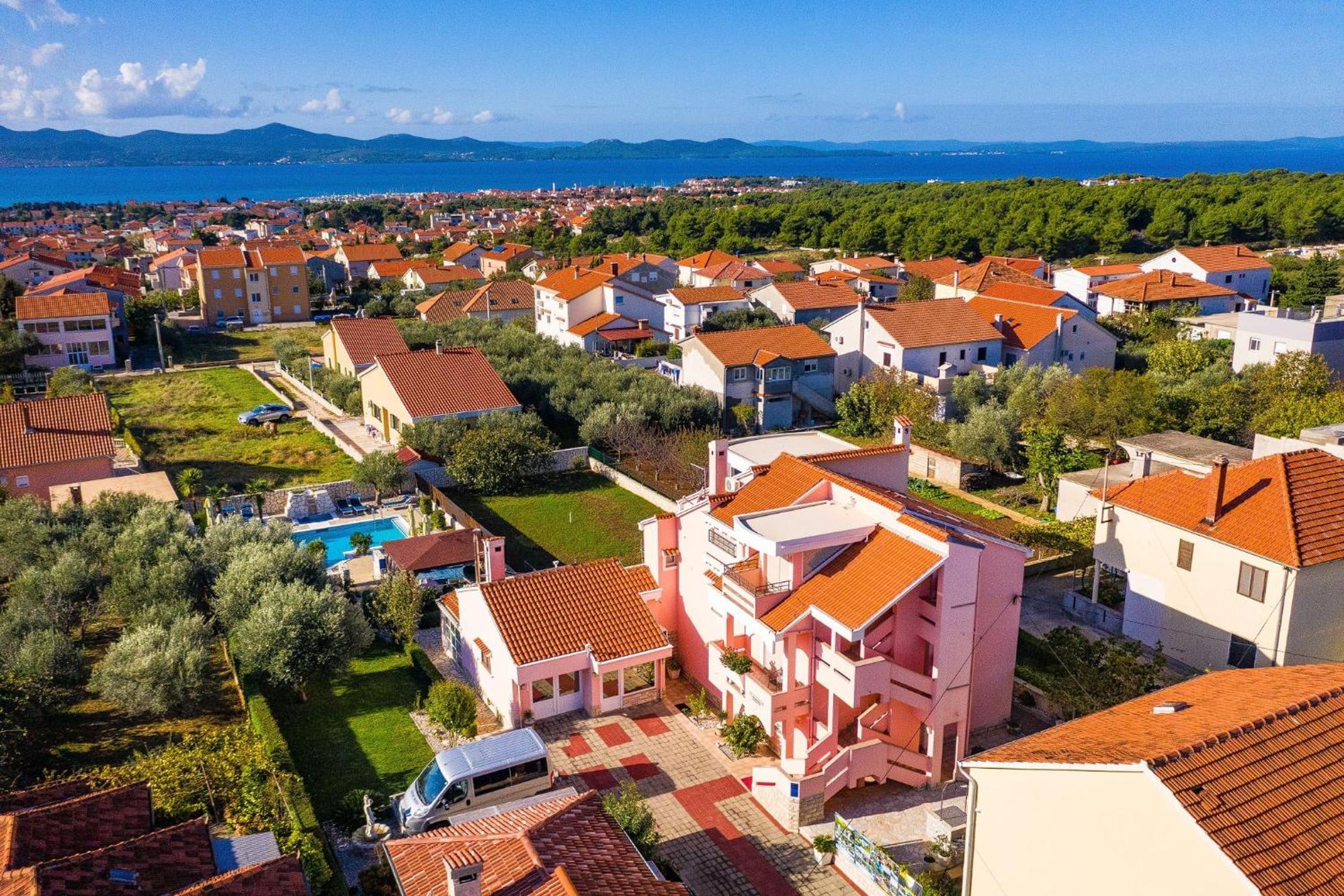 Villa Dalmatina Zadar Mit Pool Exterior foto